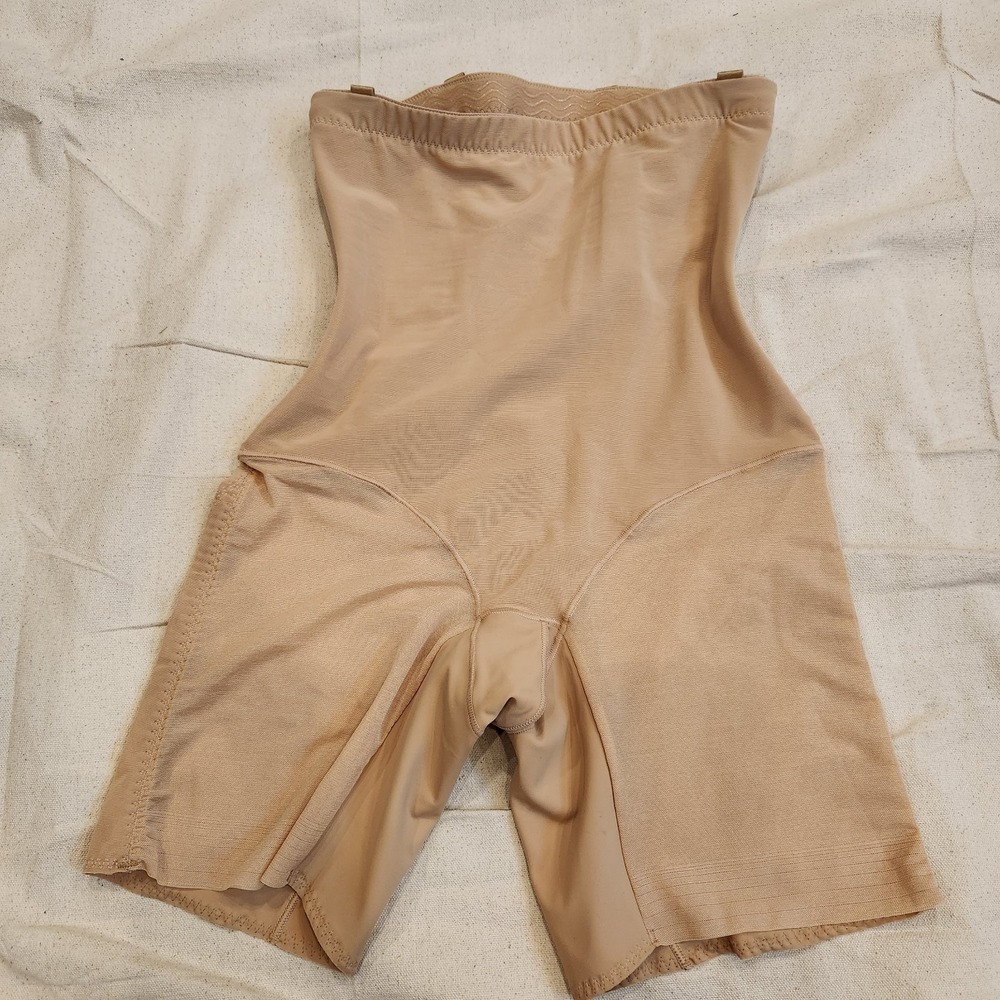 New Honeylove SuperPower Short Sand Sculpting High-Waist Shapewear Shorts S